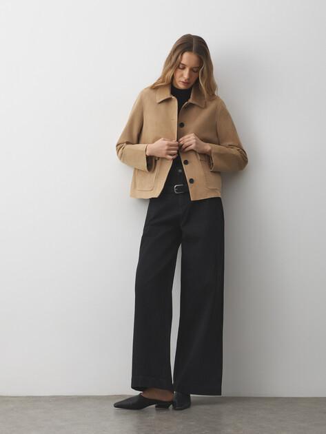 MAISON DAVID Jacket (genuine suede)
