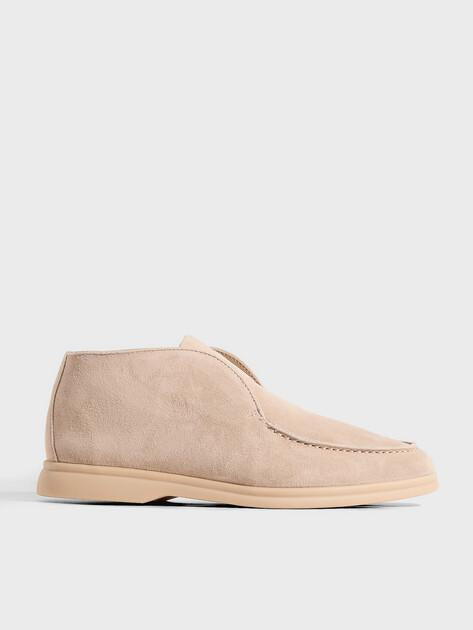 TENDANCE High loafers (natural suede)