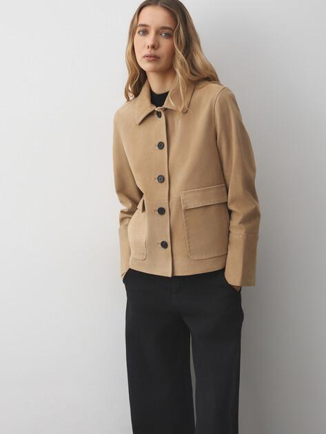 MAISON DAVID Jacket (genuine suede)
