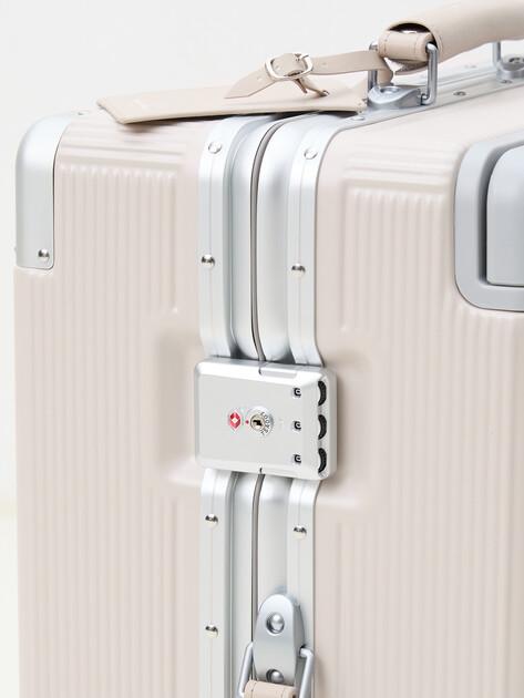 MAISON DAVID Suitcase (polycarbonate/aluminum), 57 l