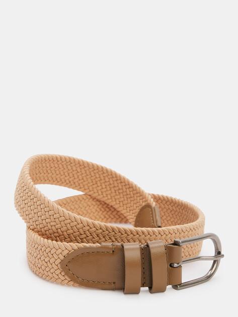 MAISON DAVID Belt (textile/genuine leather)