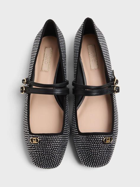 LIU∙JO Mary Jane ballet flats BRIGITTE 06 (faux suede/genuine leather)