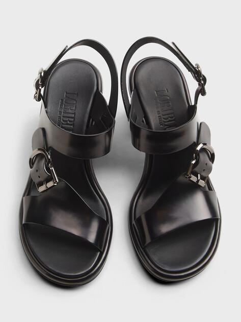LORIBLU Sandals (upper and sole made of genuine leather)