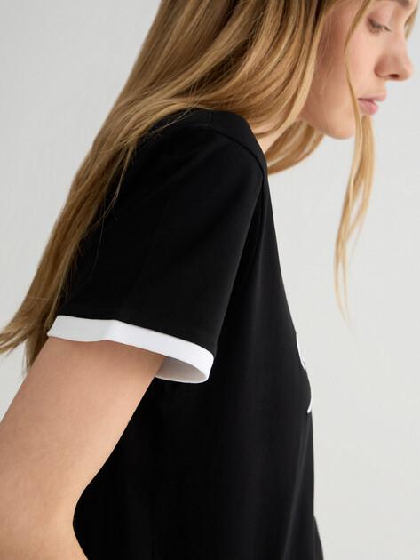 KARL LAGERFELD Ikon Signature Choupette Tee (Cotton)