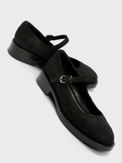 TENDANCE Mary Jane shoes (genuine suede)