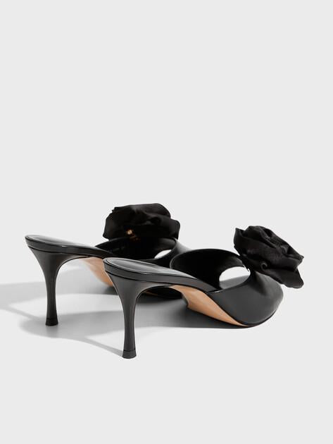 TENDANCE Mules (genuine leather/textile)