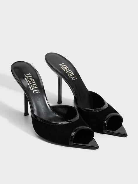 LORIBLU Mules (genuine suede/genuine leather)
