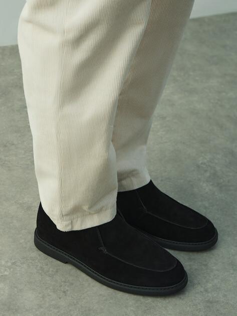TENDANCE High loafers (natural suede)