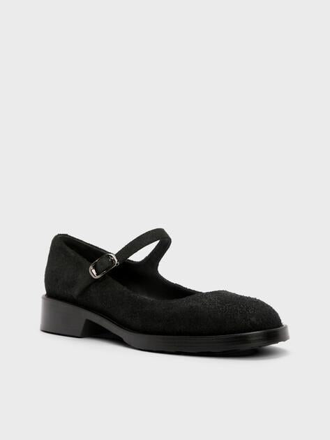 TENDANCE Mary Jane shoes (genuine suede)