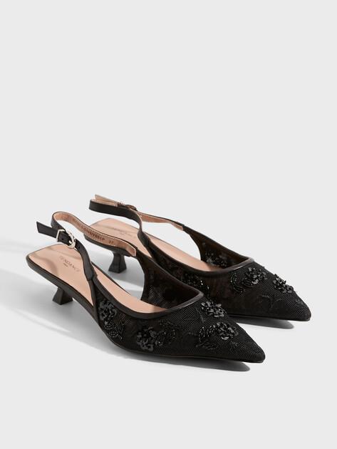 TENDANCE Slingbacks (textile/genuine leather)