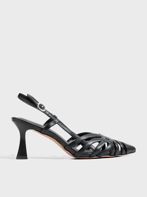 TENDANCE Slingback Shoes SST-260 (Genuine Leather)