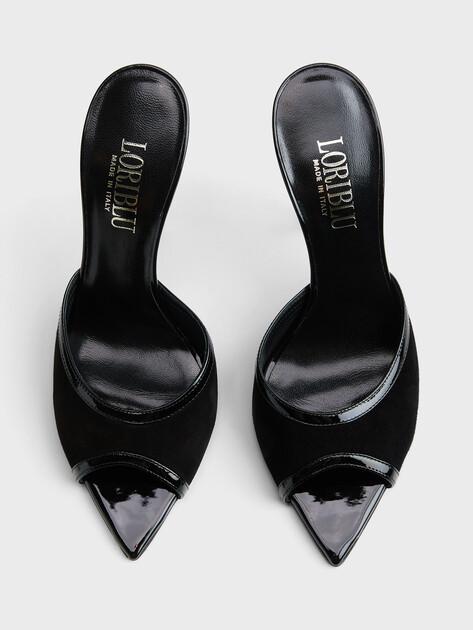 LORIBLU Mules (genuine suede/genuine leather)