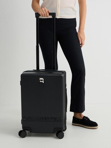 KARL LAGERFELD Suitcase k/ikon karl hard trolley (polycarbonate)
