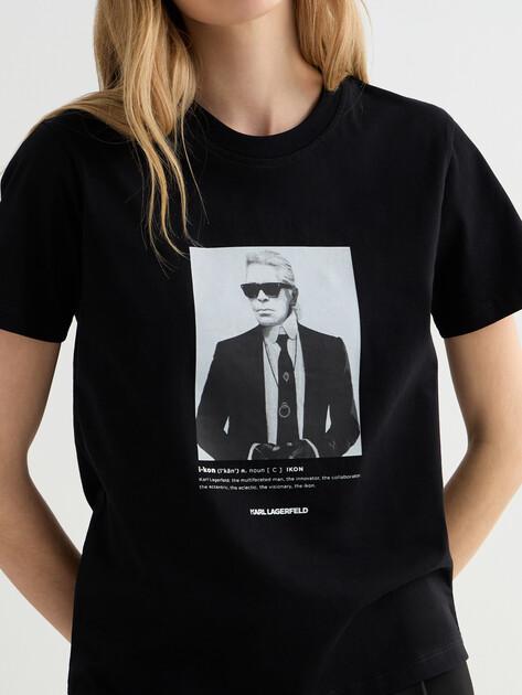 KARL LAGERFELD Portrait T-shirt (cotton)
