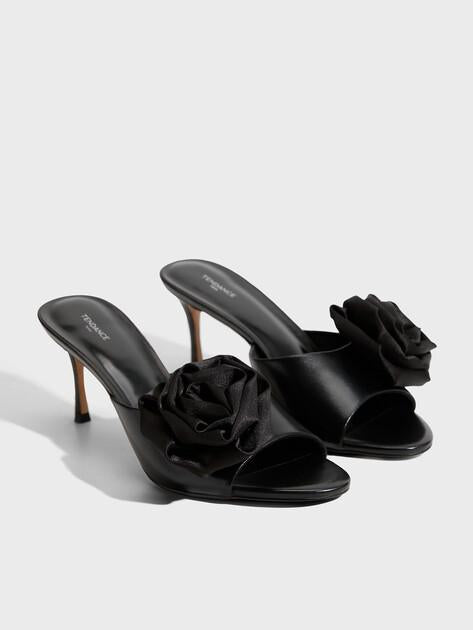 TENDANCE Mules (genuine leather/textile)