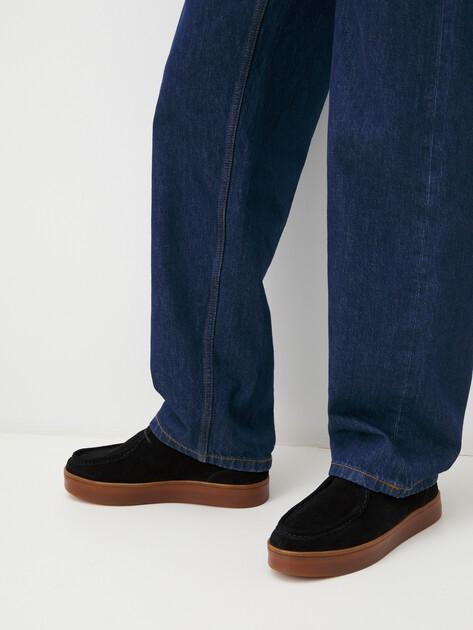 MAISON DAVID Low shoes (natural suede/natural rubber sole)