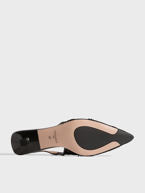 TENDANCE Slingbacks (textile/genuine leather)
