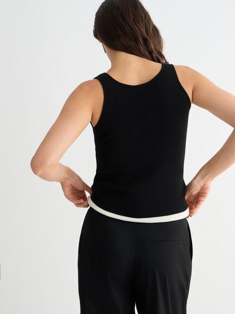 MAISON DAVID Top (polyester/natural wool)