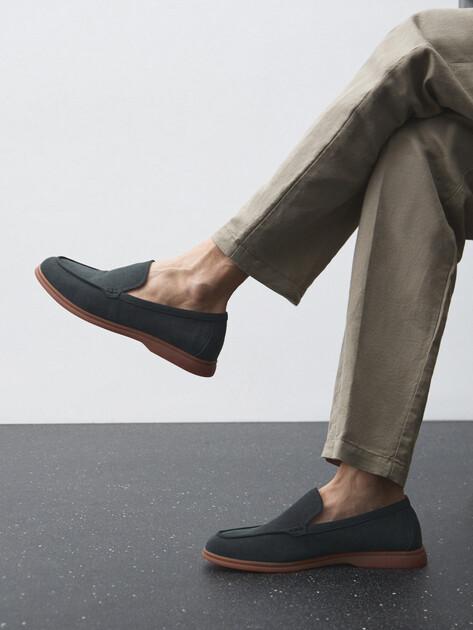 TENDANCE Loafers (denim/rubber sole)