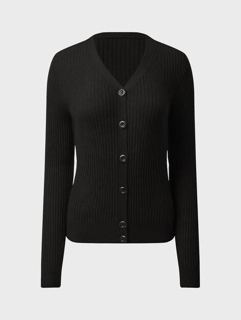 MAISON DAVID Cardigan (natural wool/cashmere)