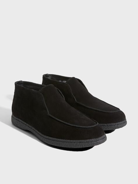 TENDANCE High loafers (natural suede)