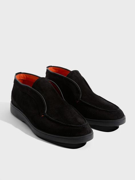 TENDANCE High loafers (natural suede)
