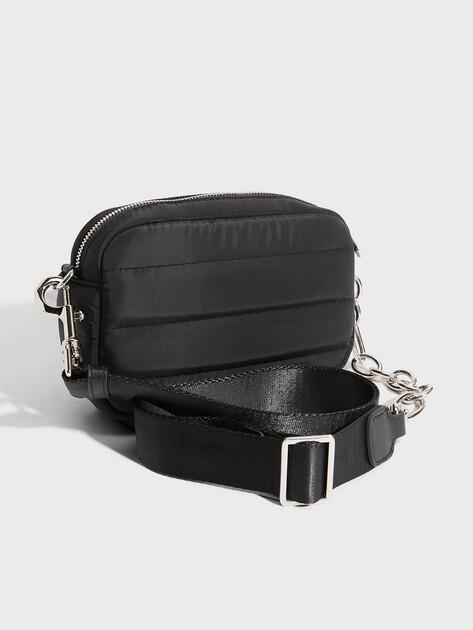 TENDANCE Crossbody Shoulder Bag (Textile/Genuine Leather)