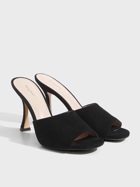 MAISON DAVID Mules (natural suede)