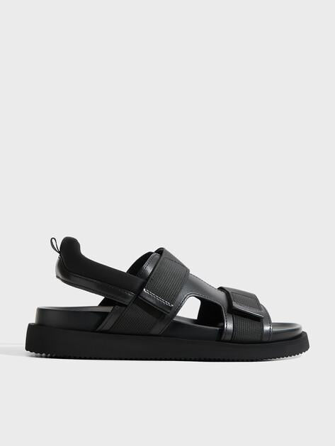 TENDANCE Sandals (genuine leather/textile)