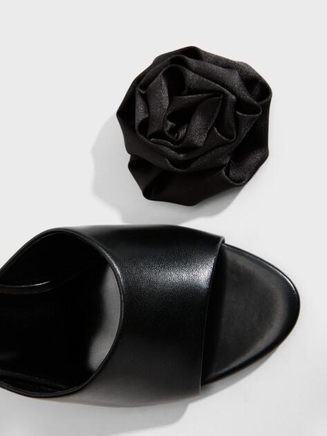 TENDANCE Mules (genuine leather/textile)