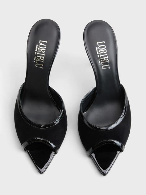 LORIBLU Mules (genuine suede/genuine leather)
