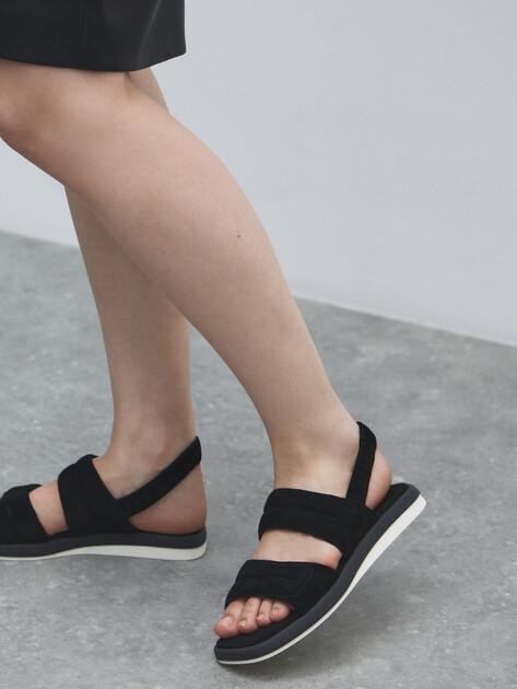 TENDANCE Sandals (natural suede)