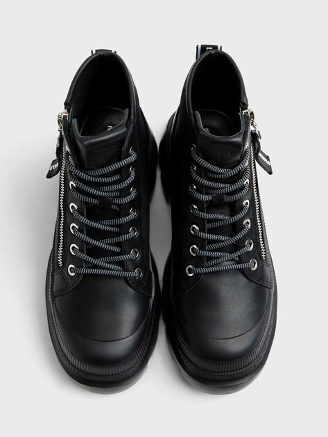 KARL LAGERFELD Trekka Max Zip Lo Boot (genuine leather/textile)