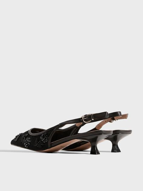 TENDANCE Slingbacks (textile/genuine leather)
