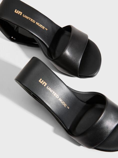 UNITED NUDE Mobius Hi Mules (genuine leather)
