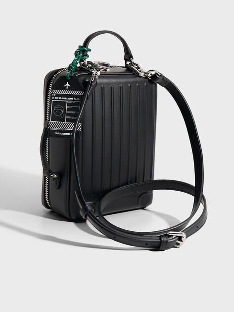 KARL LAGERFELD Ikon Suitcase Crossbody Bag (faux leather)