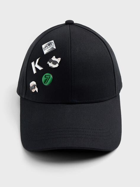 KARL LAGERFELD Ikon Multi Pin Cap (Textile)