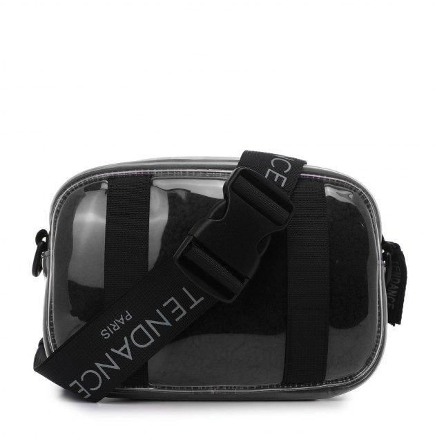 TENDANCE Crossbody Shoulder Bag (Rubber/Faux Fur)