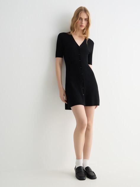 MAISON DAVID Shirt dress (natural wool)