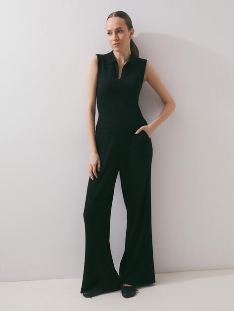 MAISON DAVID Straight-leg jeans (polyester/wool)