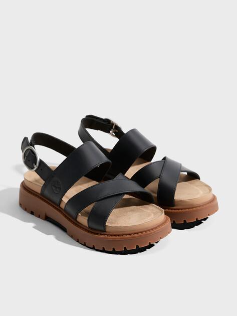 TIMBERLAND Clairemont Way Cross Strap Sandals (genuine leather)