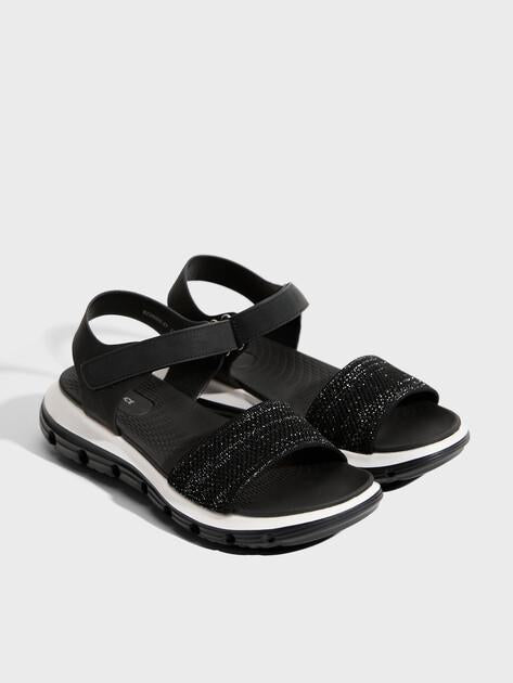 TENDANCE Sandals (textile/faux leather)