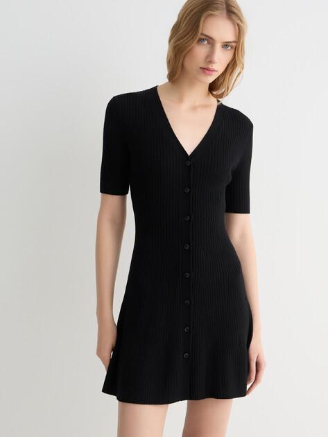 MAISON DAVID Shirt dress (natural wool)