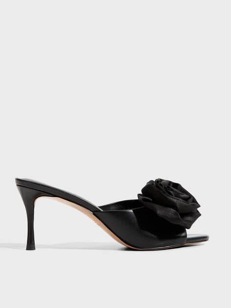 TENDANCE Mules (genuine leather/textile)