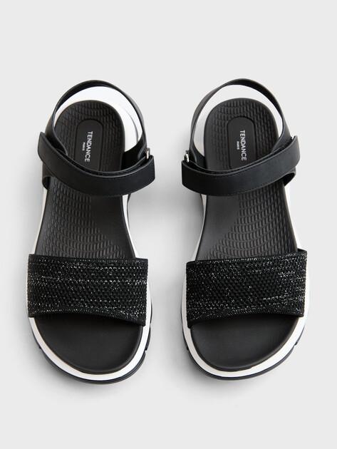 TENDANCE Sandals (textile/faux leather)