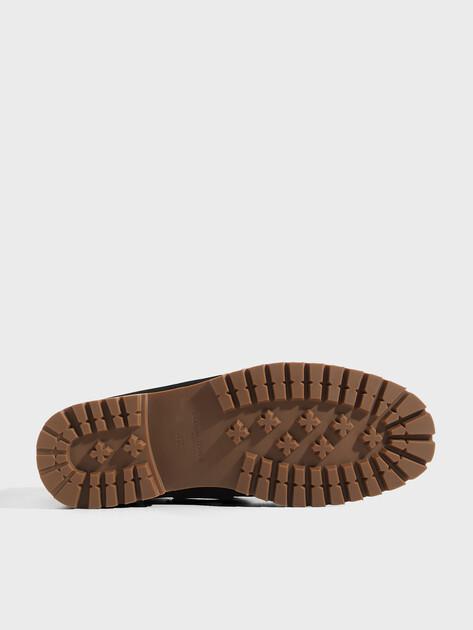 MAISON DAVID Topsiders (genuine nubuck/genuine leather)