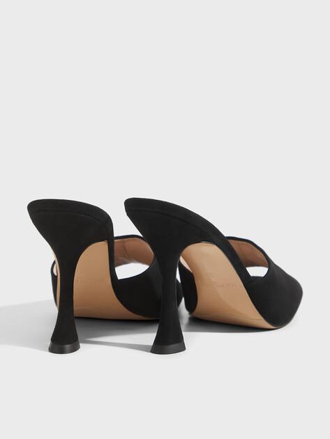 MAISON DAVID Mules (natural suede)