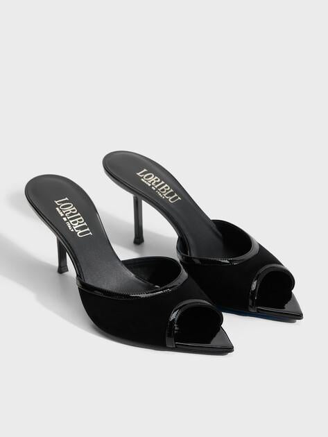 LORIBLU Mules (genuine suede/genuine leather)