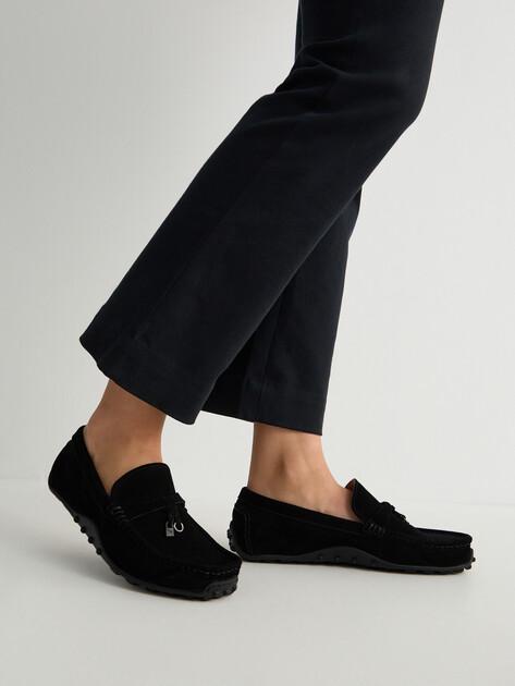MAISON DAVID Moccasins (natural suede)