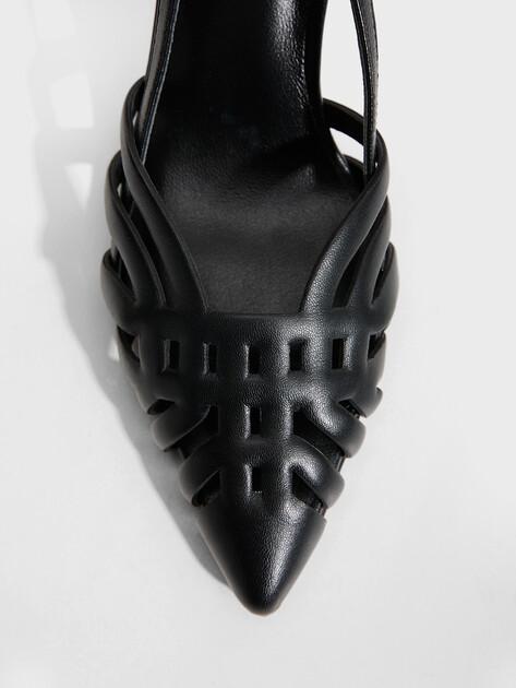 TENDANCE Slingback Shoes SST-260 (Genuine Leather)